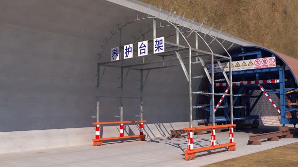 河间市隧道施工动画制作公司 - 隧道施工工艺和施工方法 - 隧道施工汇报动画视频 - bim 工程施工动画